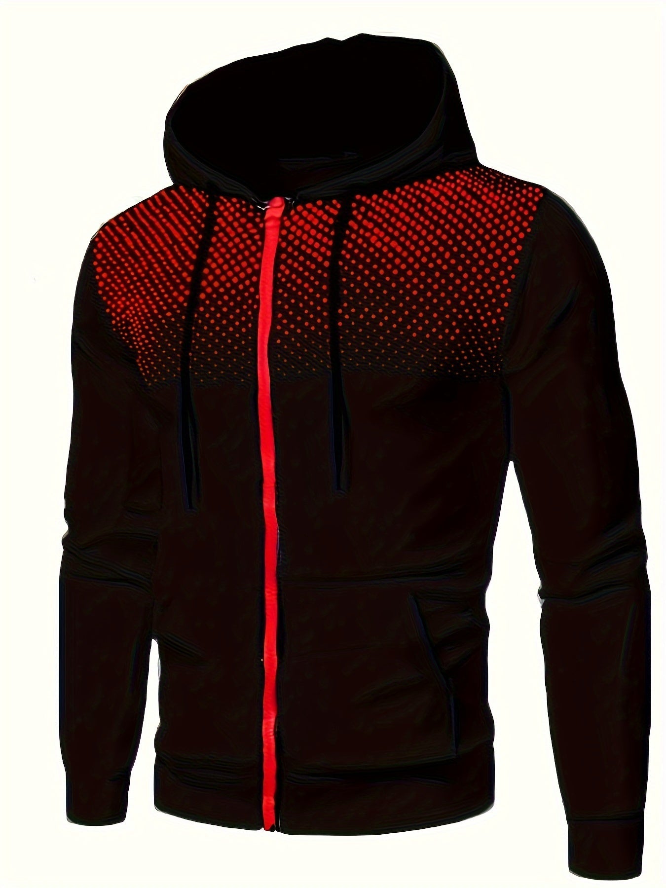 Men's Thermal Hoodie, Casual Pullover Sweatshirt, Fall/Winter Wear
