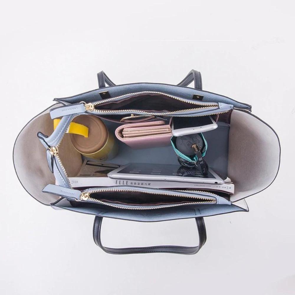 Conjunto de charme Isabella™ | Conjunto de bolsa tote luxuosa de 4 peças