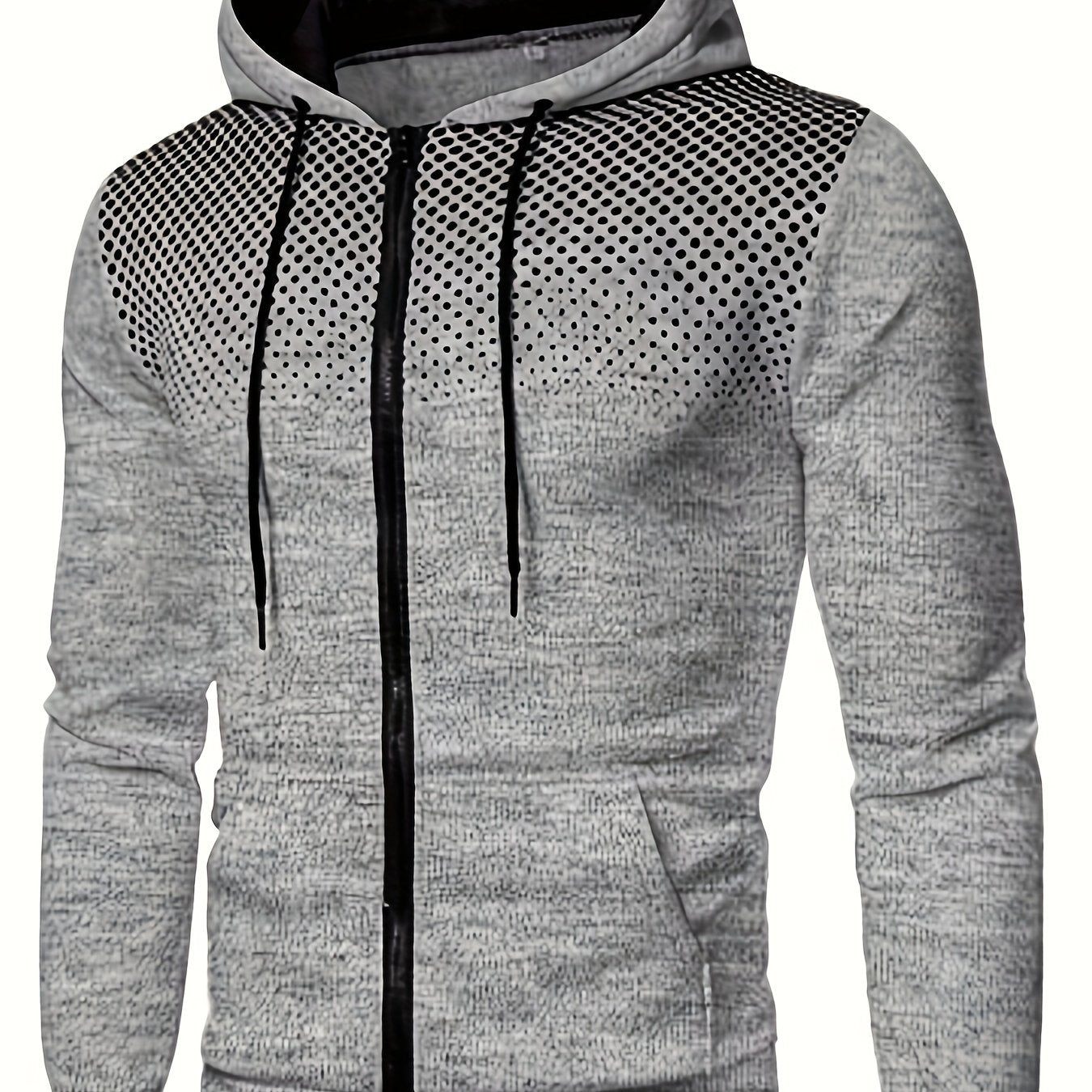 Men's Thermal Hoodie, Casual Pullover Sweatshirt, Fall/Winter Wear