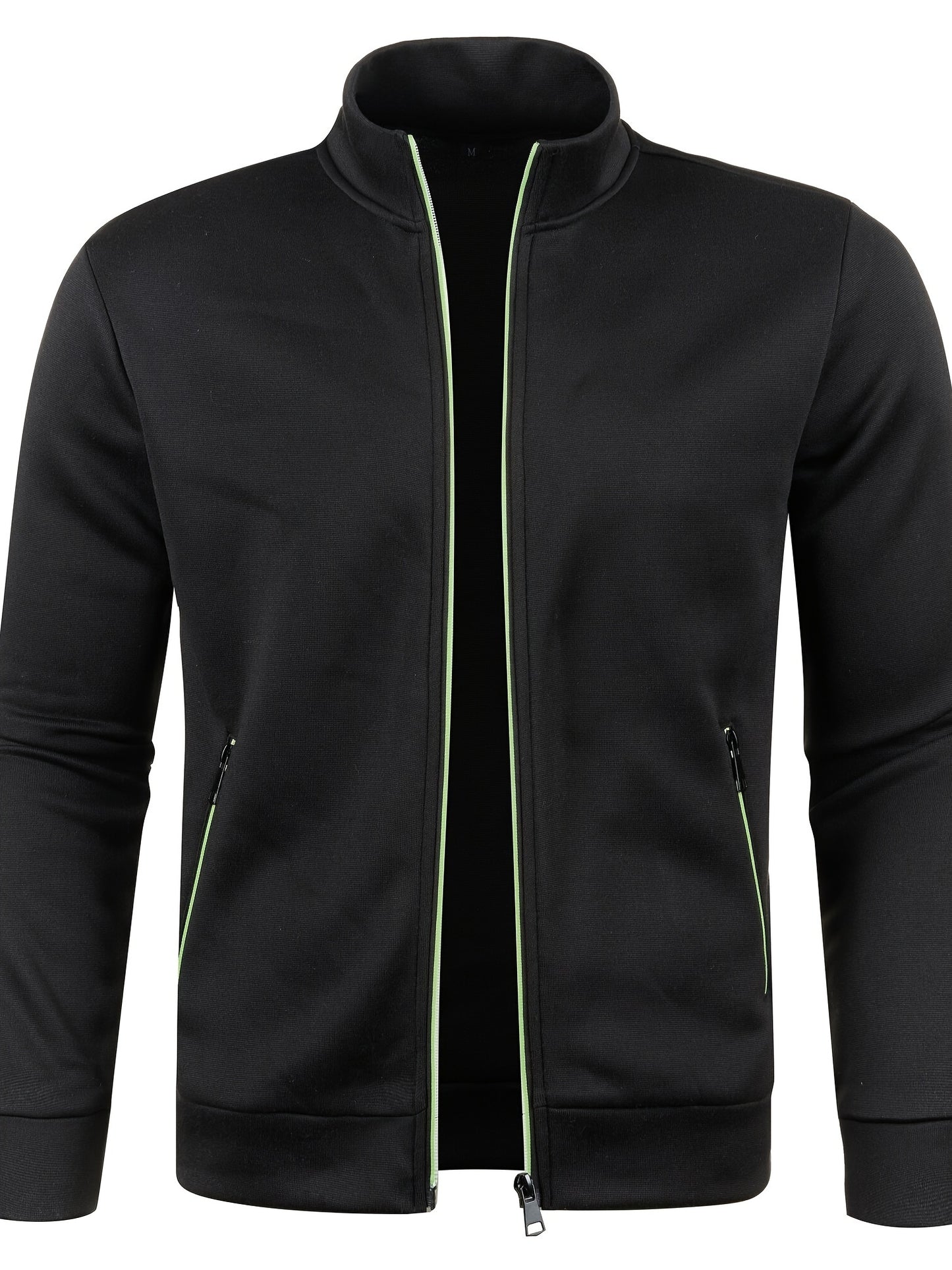 Herren-Cardigan mit Reißverschluss, lässiger Pullover für Herbst/Winter