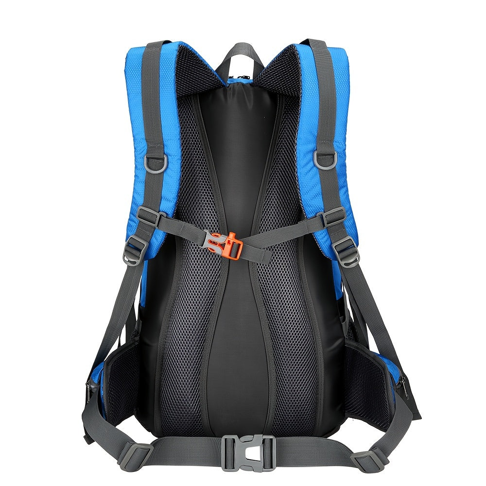 50L 1pc 13.21gal Large Capacity Mountaineering Bag, Waterproof Hiking Backpack For Men Women, Suitable For Outdoor Travel Climbing Camping