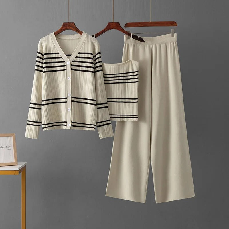 Brooklyn™ - Bequemes Strickset mit Streifen