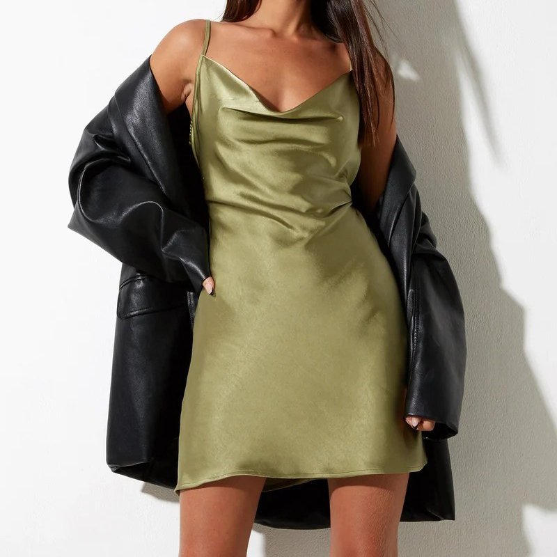 Aubrey™ - Vestido elegante de cetim