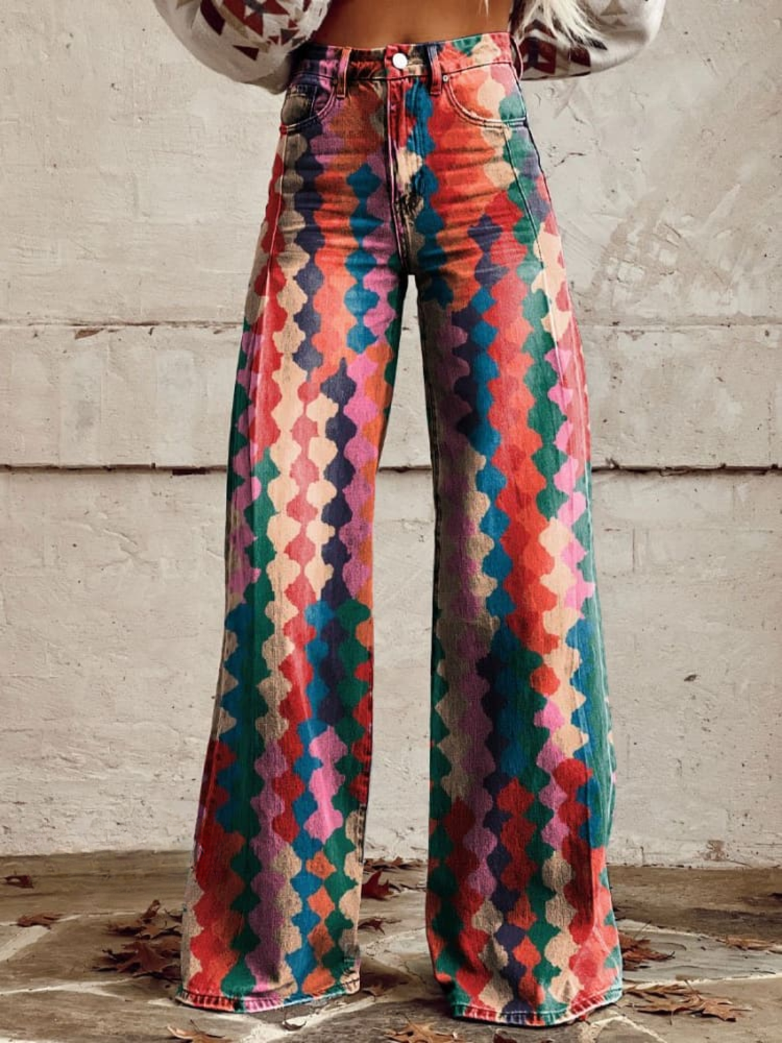 Lina™ – Bequeme Vintage-Hose mit weitem Bein