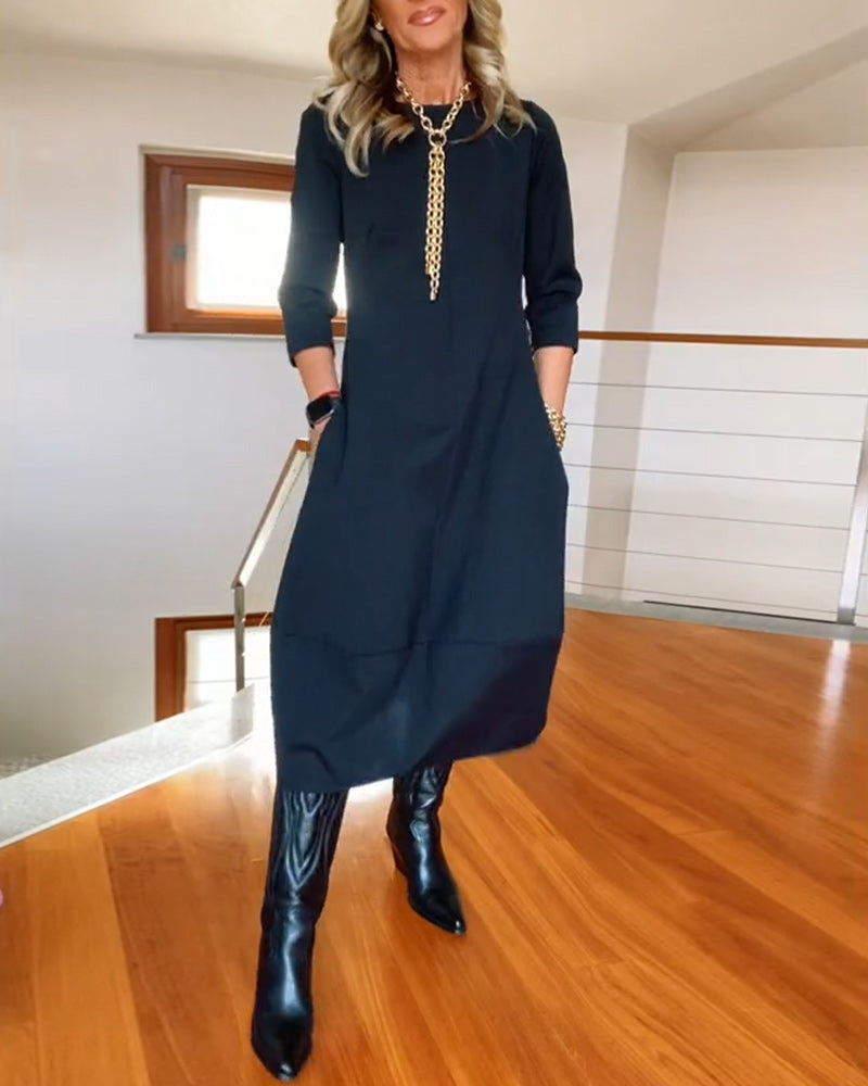 Sophia™ - Vestido elegante com detalhes artesanais