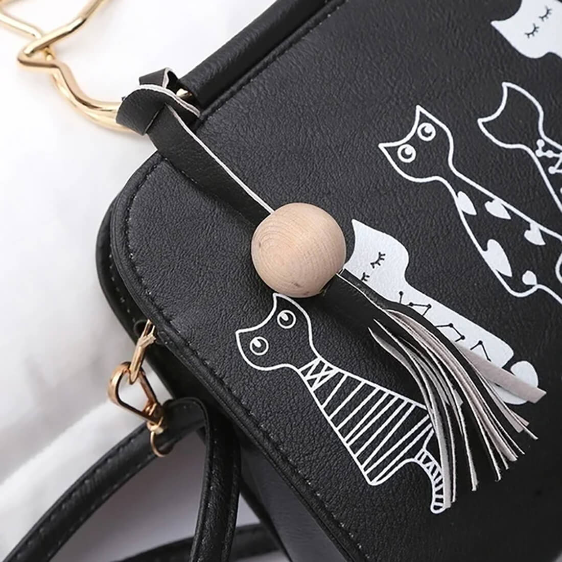 Layla™ - Bolsa de mão estilosa e fofa para gatinhos