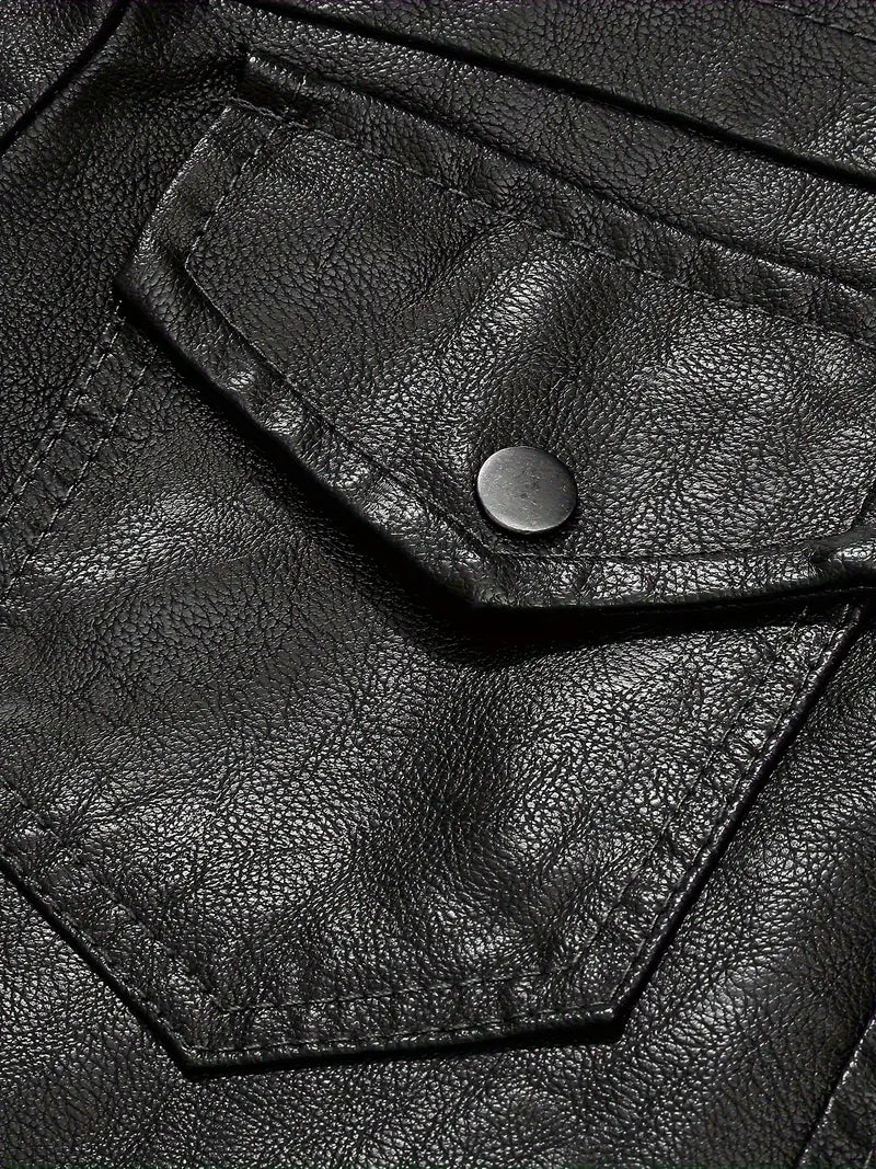Leather Jackets for Men - Black and Brown Real Lambskin Mens Motorcycle Jacket