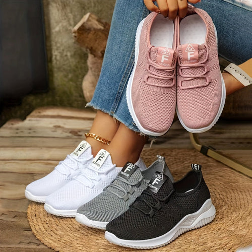 Lässige Slip-On-Sneakers für Damen, leichte, sportliche Turnschuhe mit weicher Sohle