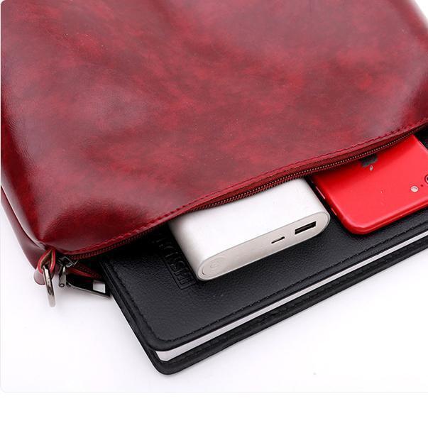 Riley™ - Conjunto de bolsa vintage macia de 4 peças