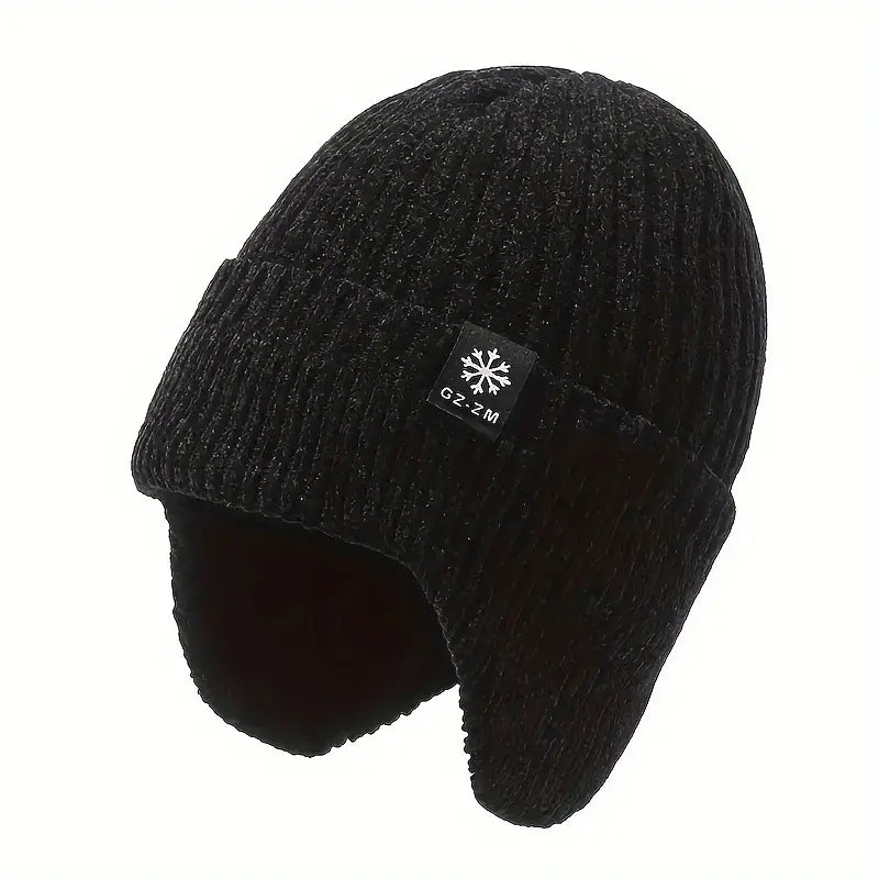 Eli™ - Thermo-Strickmütze mit Ohrenwärmern