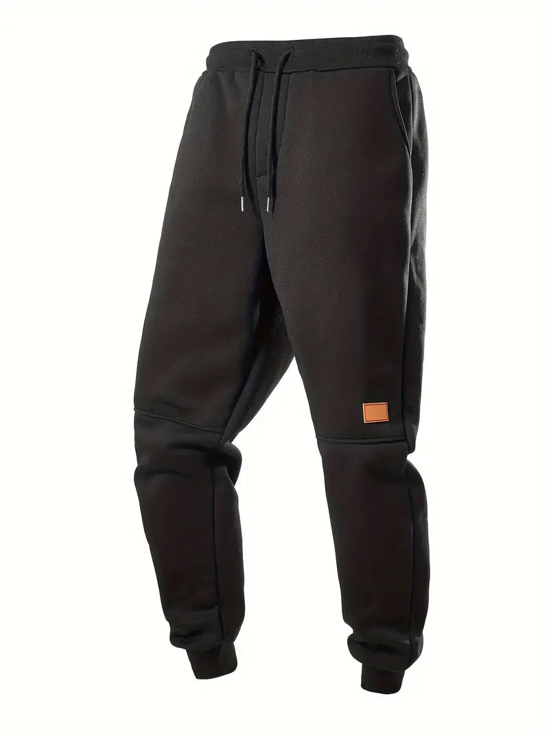 3pcs Men's Casual Joggers - Solid Color, Drawstring Waist, Pockets