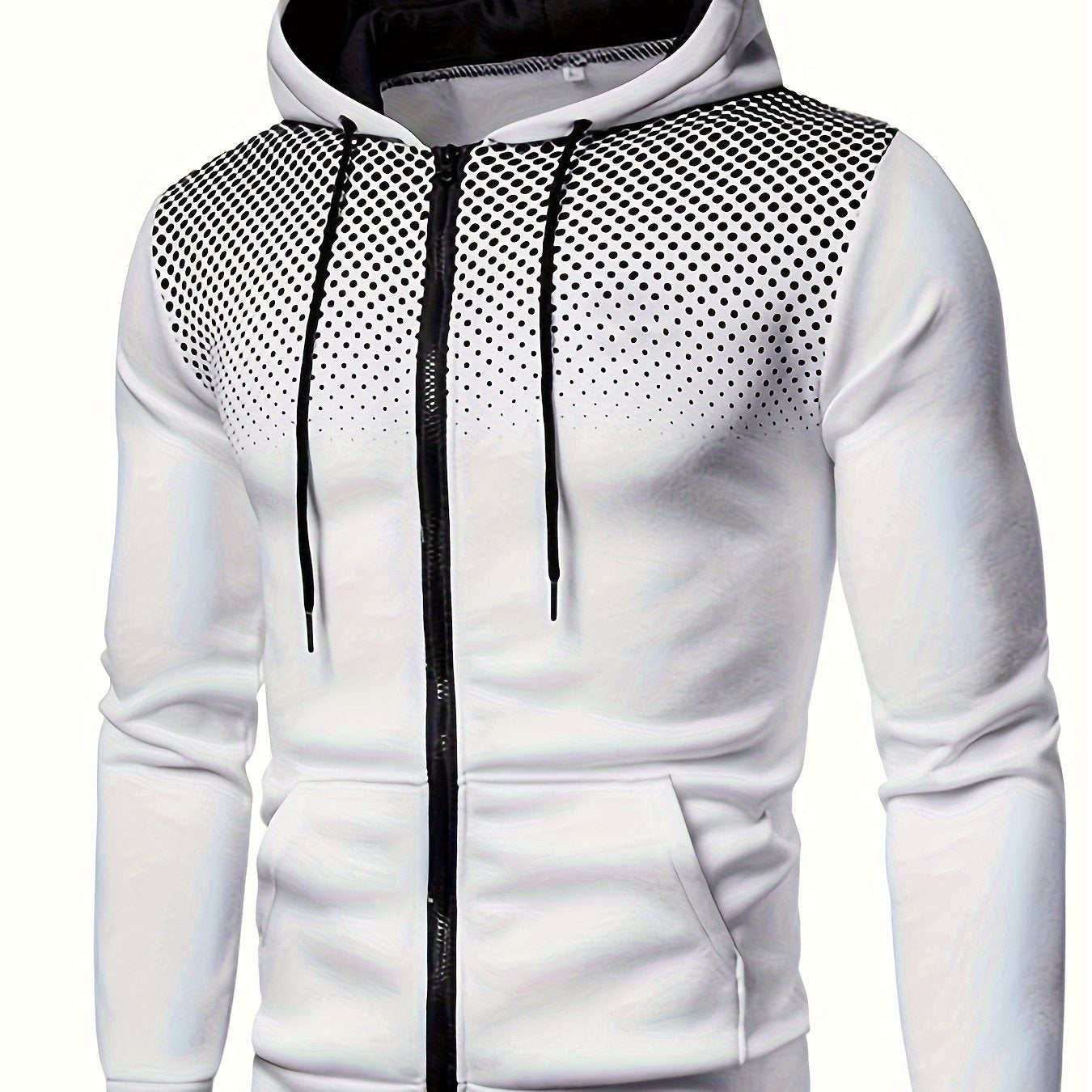 Men's Thermal Hoodie, Casual Pullover Sweatshirt, Fall/Winter Wear