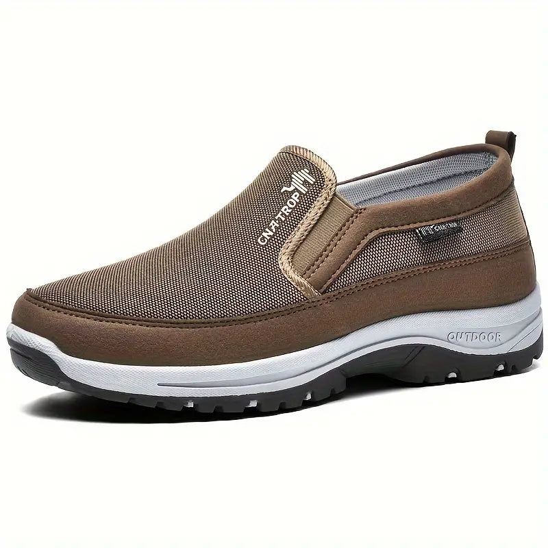 Strick-Loafer für Herren in Übergröße, atmungsaktiv, zum Hineinschlüpfen, rutschfest.