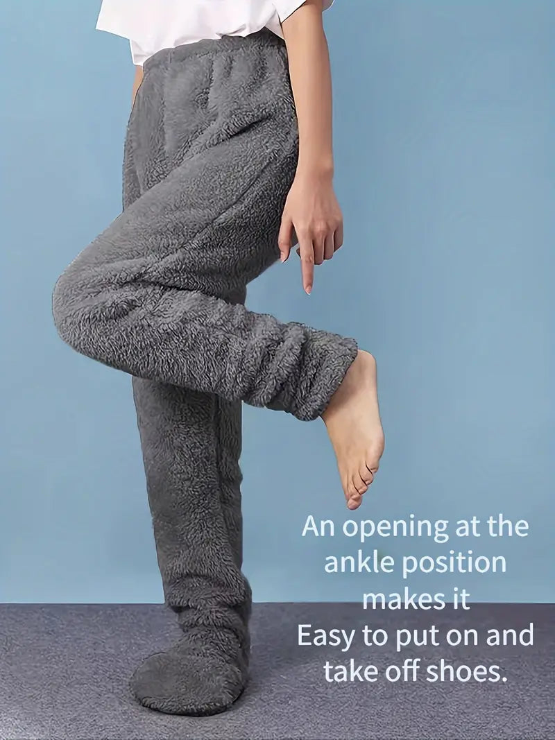 Amelia™ - Gemütliche, schlichte, dicke Plüschhose