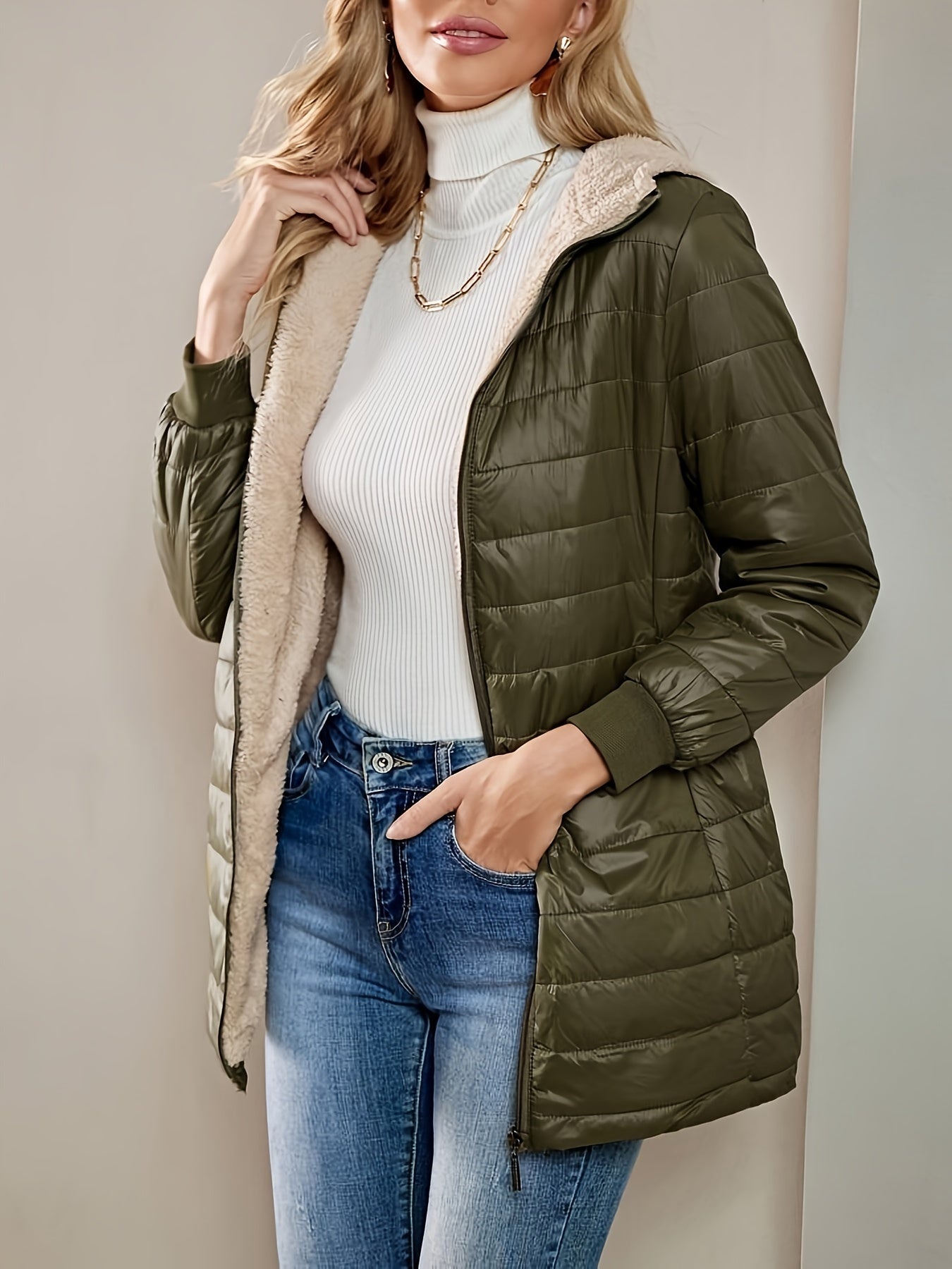 Amélie | Lässige lange Jacke