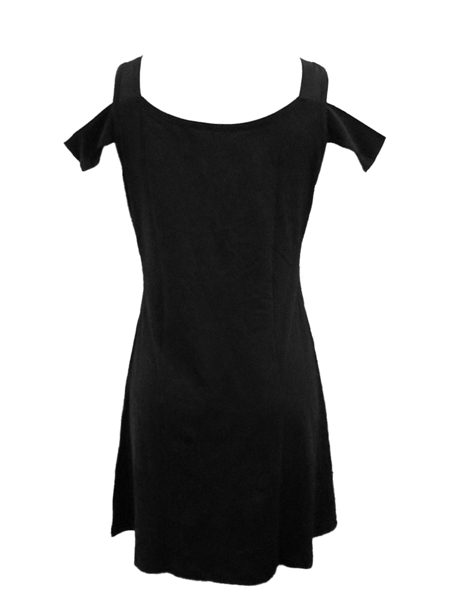 Vestido sólido com ombros descobertos, vestido casual com decote em V justo, roupas femininas