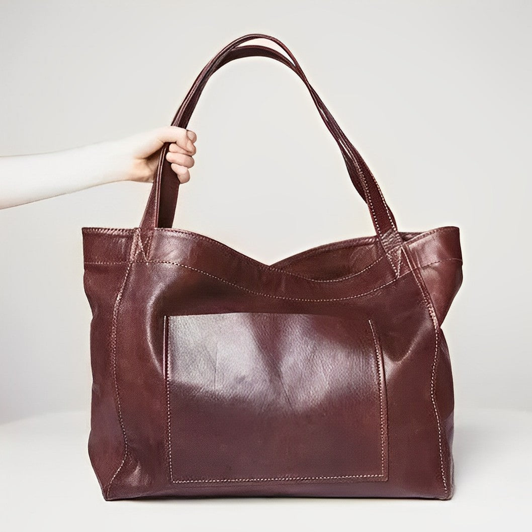 Amelia™ - Bolsa de Ombro Vintage em Couro