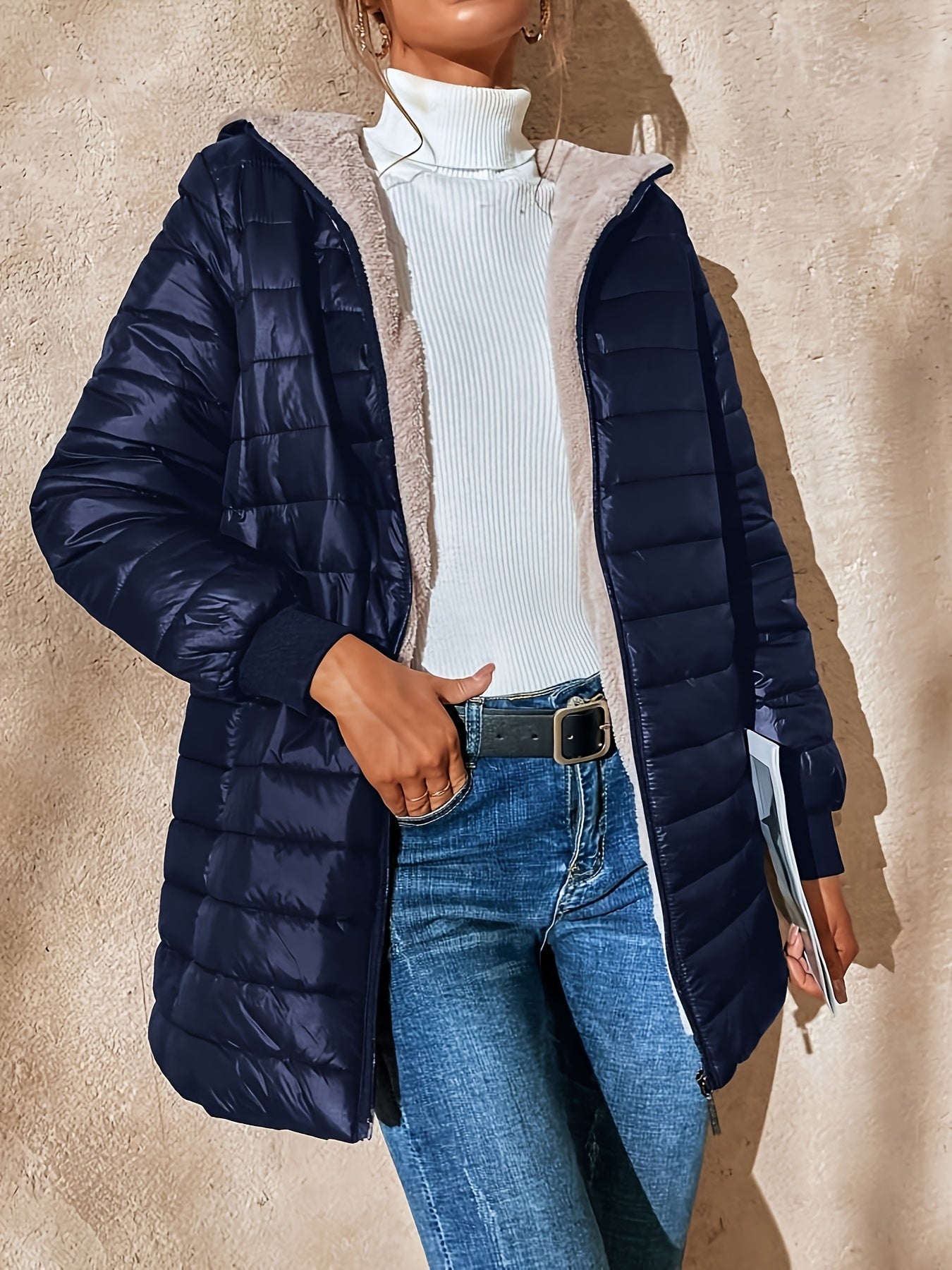 Amélie | Lässige lange Jacke