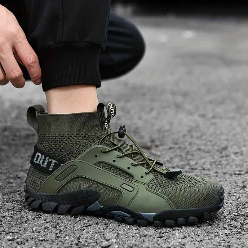 Atmungsaktive, rutschfeste Outdoor-Sneaker für Herren zum Wandern und Angeln