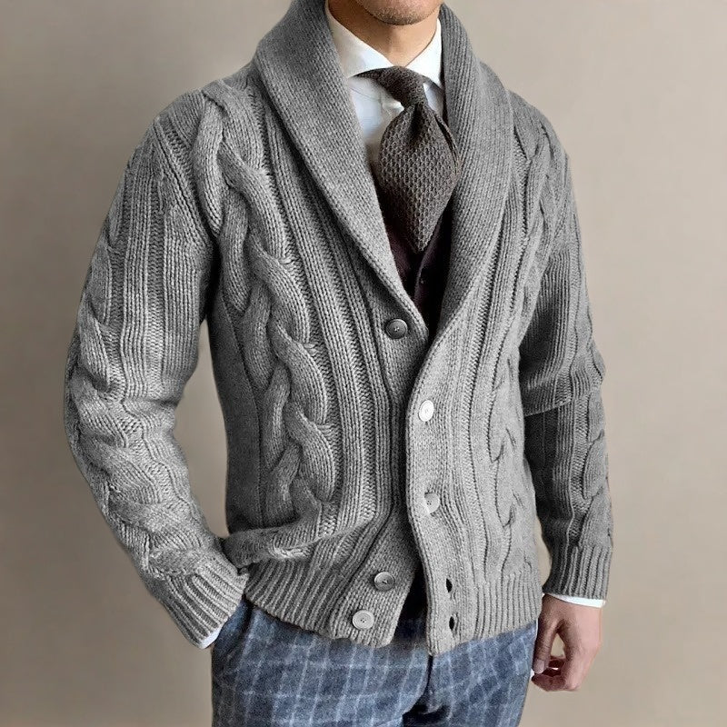 Liam™ - Cardigan de malha supermacio