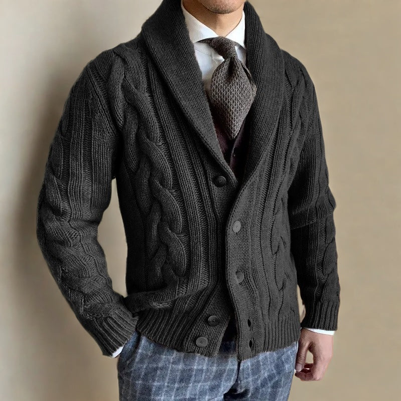 Liam™ - Cardigan de malha supermacio