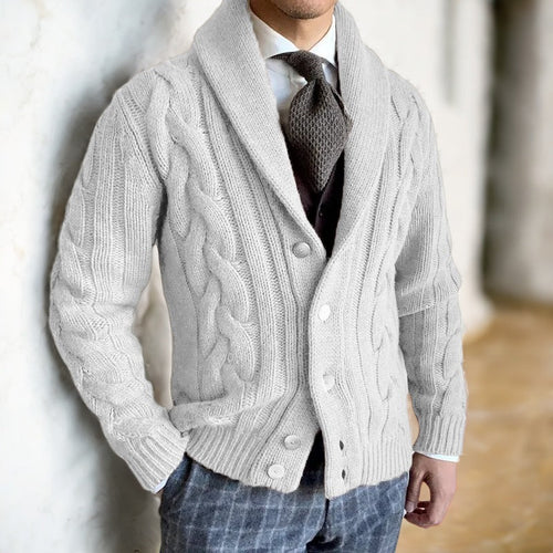 Liam™ - Cardigan de malha supermacio
