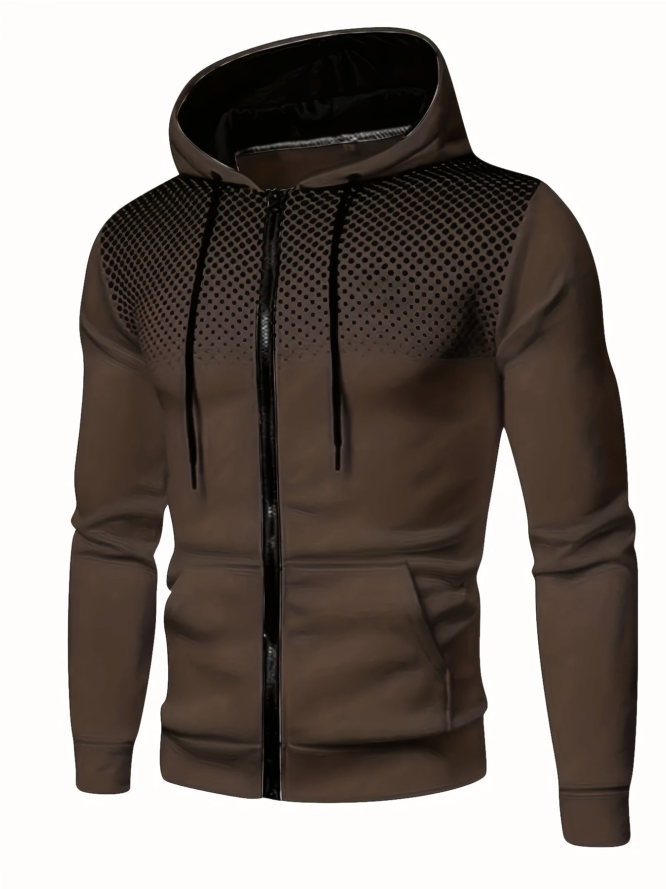 Men's Thermal Hoodie, Casual Pullover Sweatshirt, Fall/Winter Wear