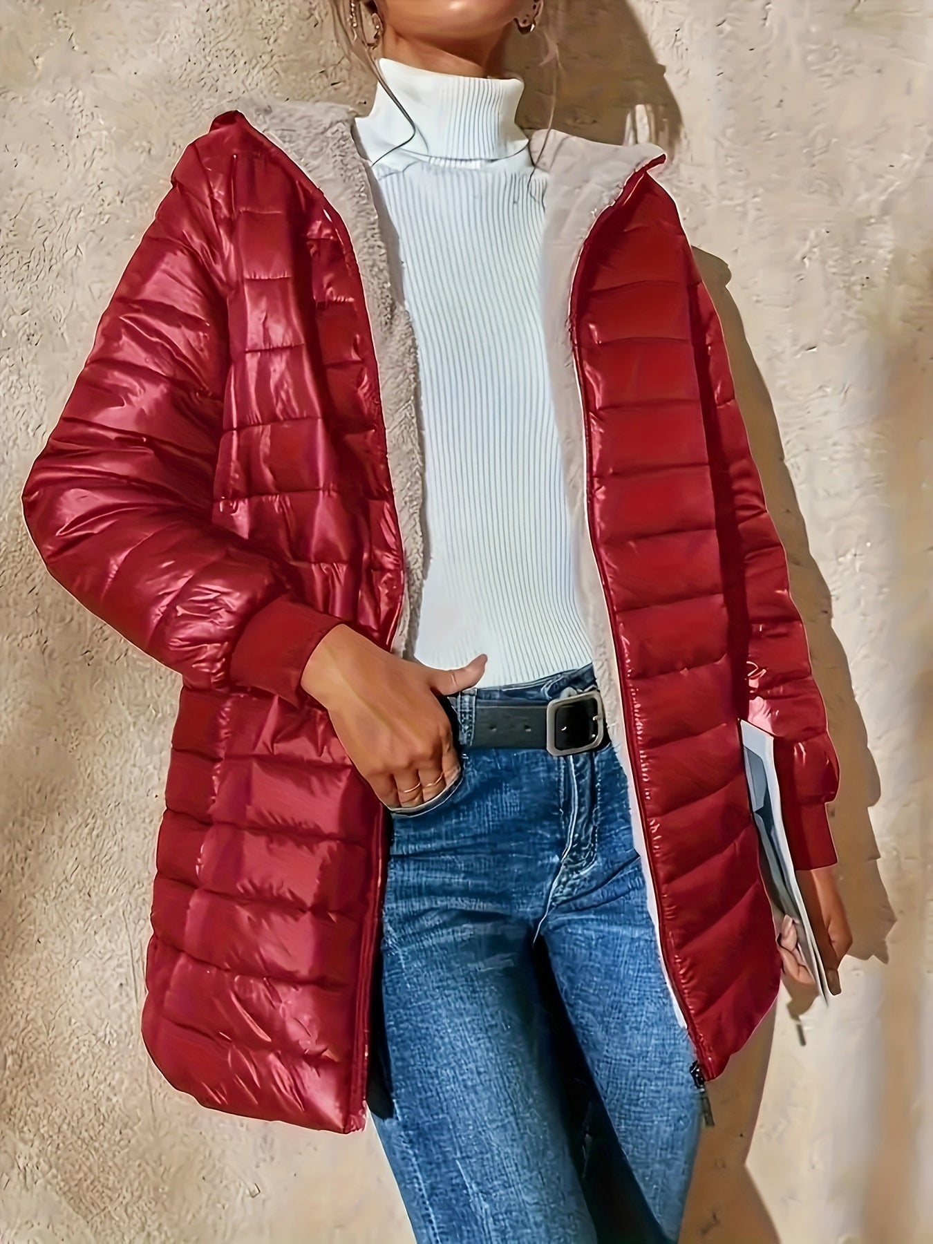 Amélie | Lässige lange Jacke
