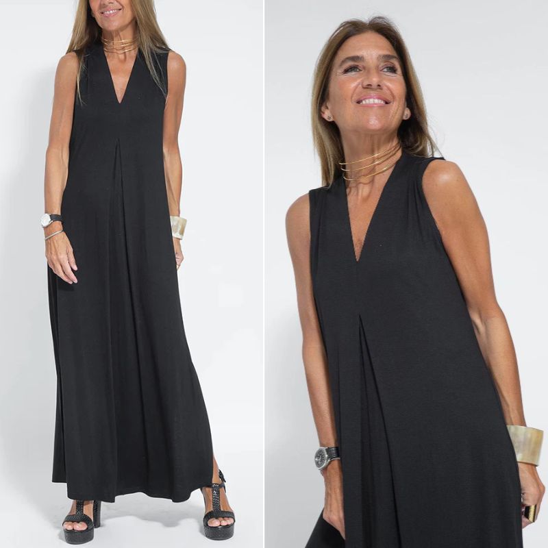 Olivia™ - Vestido de luxo confortável com cardigan