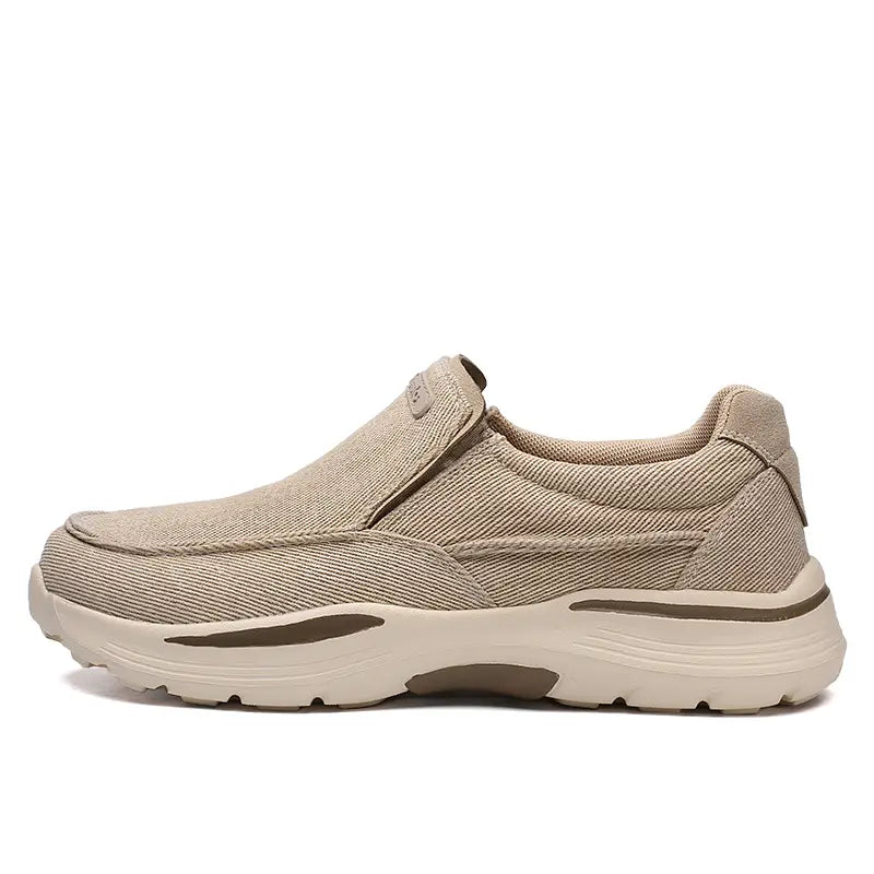 Atmungsaktive Slipper-Schuhe aus Canvas für Herren, bequeme Lauf-Sneaker