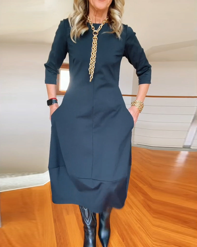 Sophia™ - Vestido elegante com detalhes artesanais