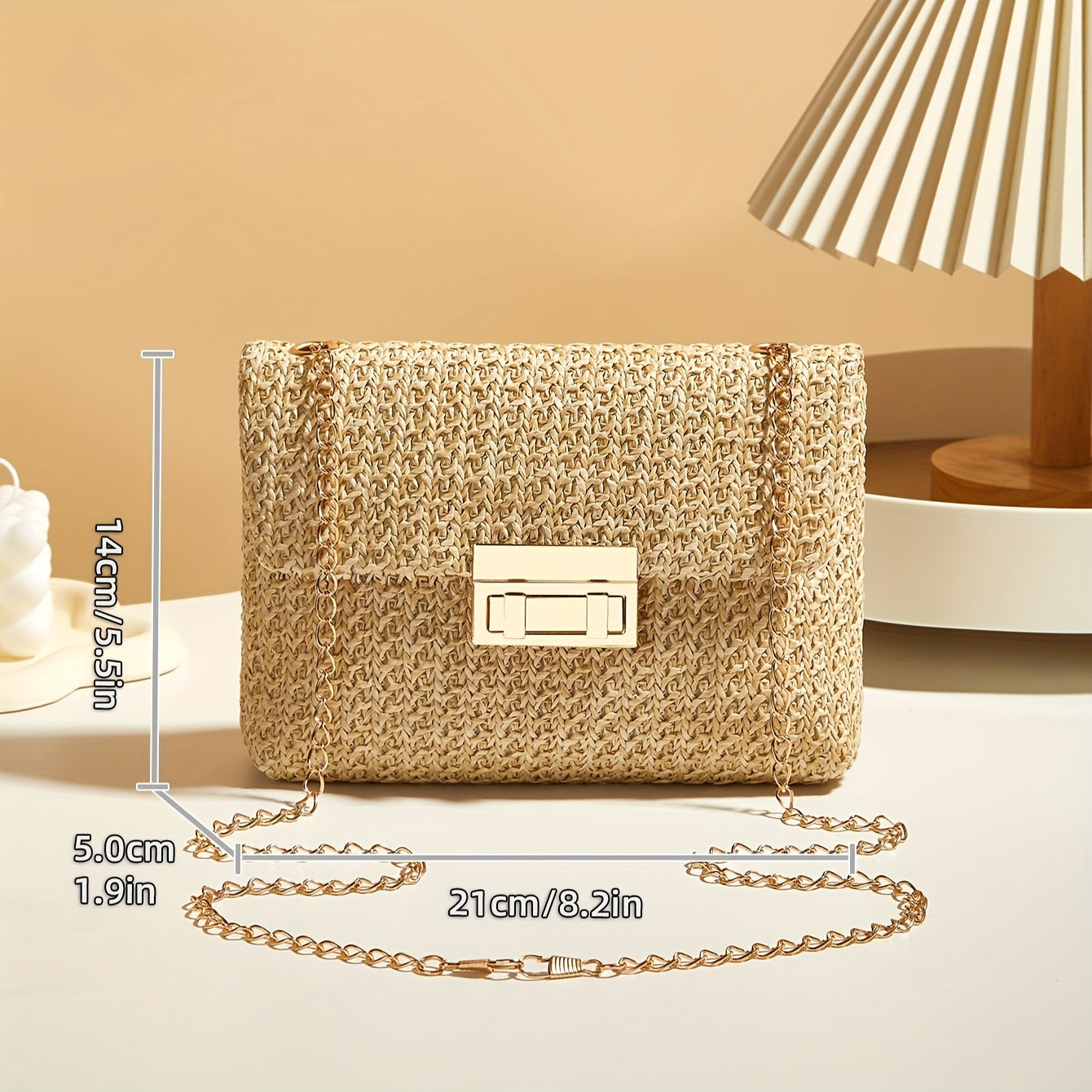 Elegante Damen Umhängetasche - Kettenriemen für Anlässe & Bankette