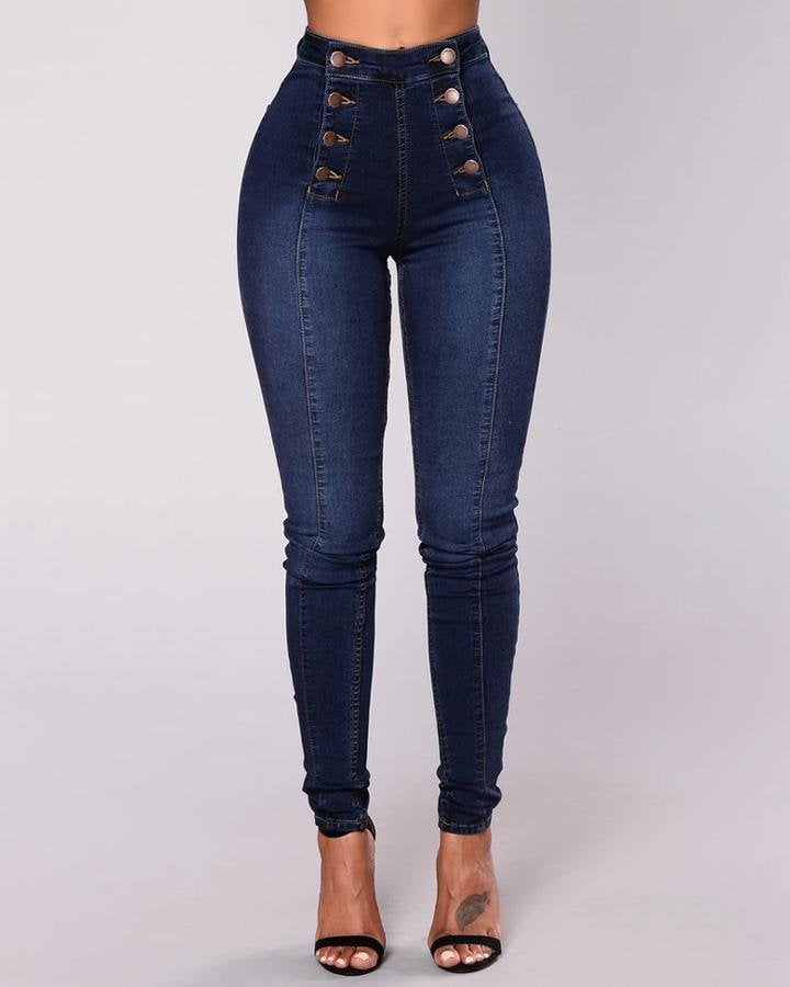 Riley™ - Jeans skinny de cintura alta estiloso