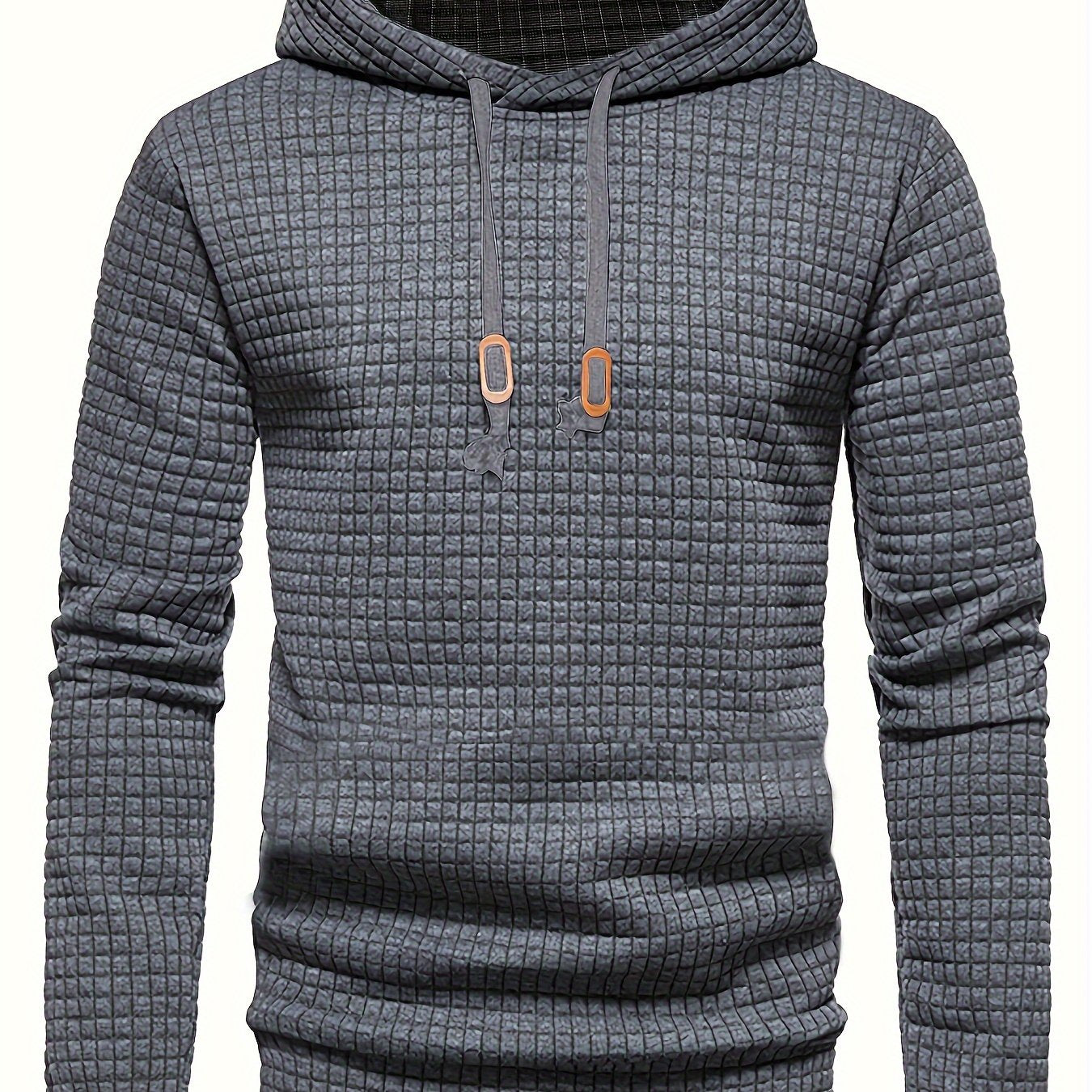 GEKM Men's Boho Embroidered Hoodie, Casual Pullover