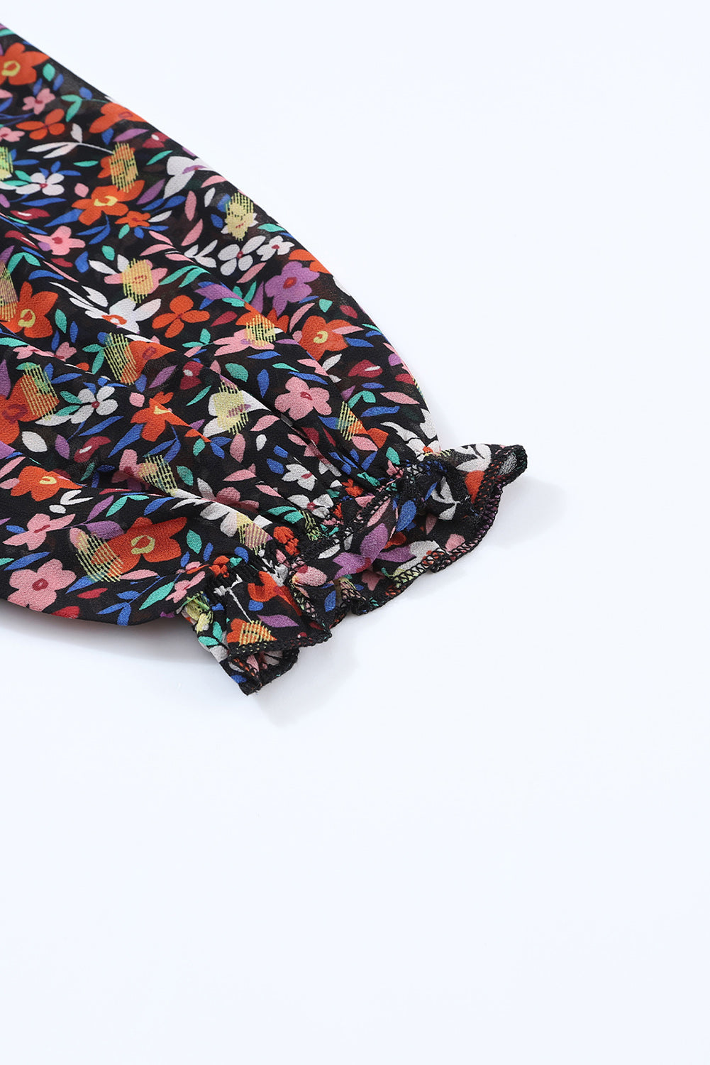 Vestidos florais com decote em V