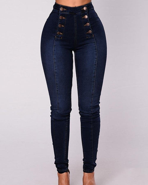 Riley™ - Jeans skinny de cintura alta estiloso