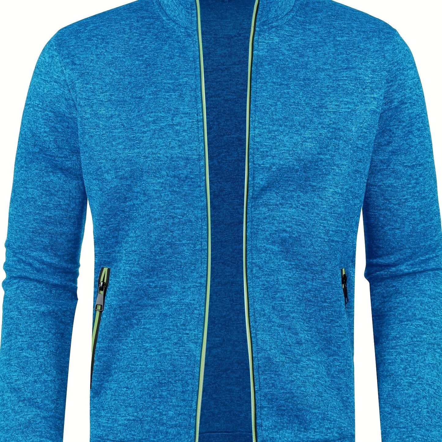 Herren-Cardigan mit Reißverschluss, lässiger Pullover für Herbst/Winter