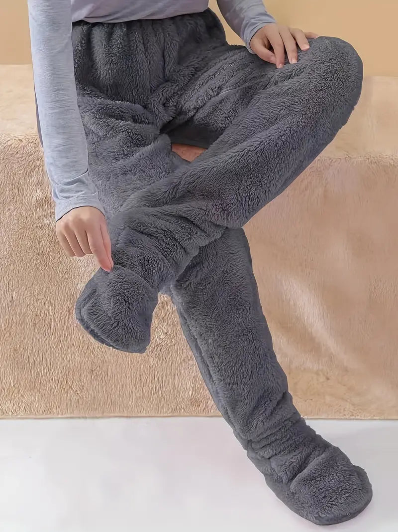 Amelia™ - Gemütliche, schlichte, dicke Plüschhose