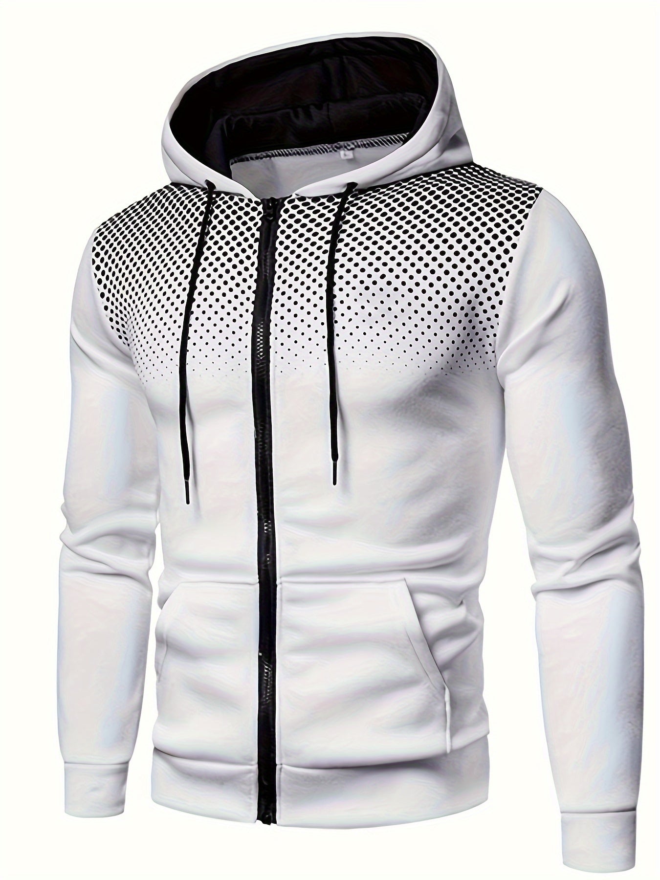 Men's Thermal Hoodie, Casual Pullover Sweatshirt, Fall/Winter Wear