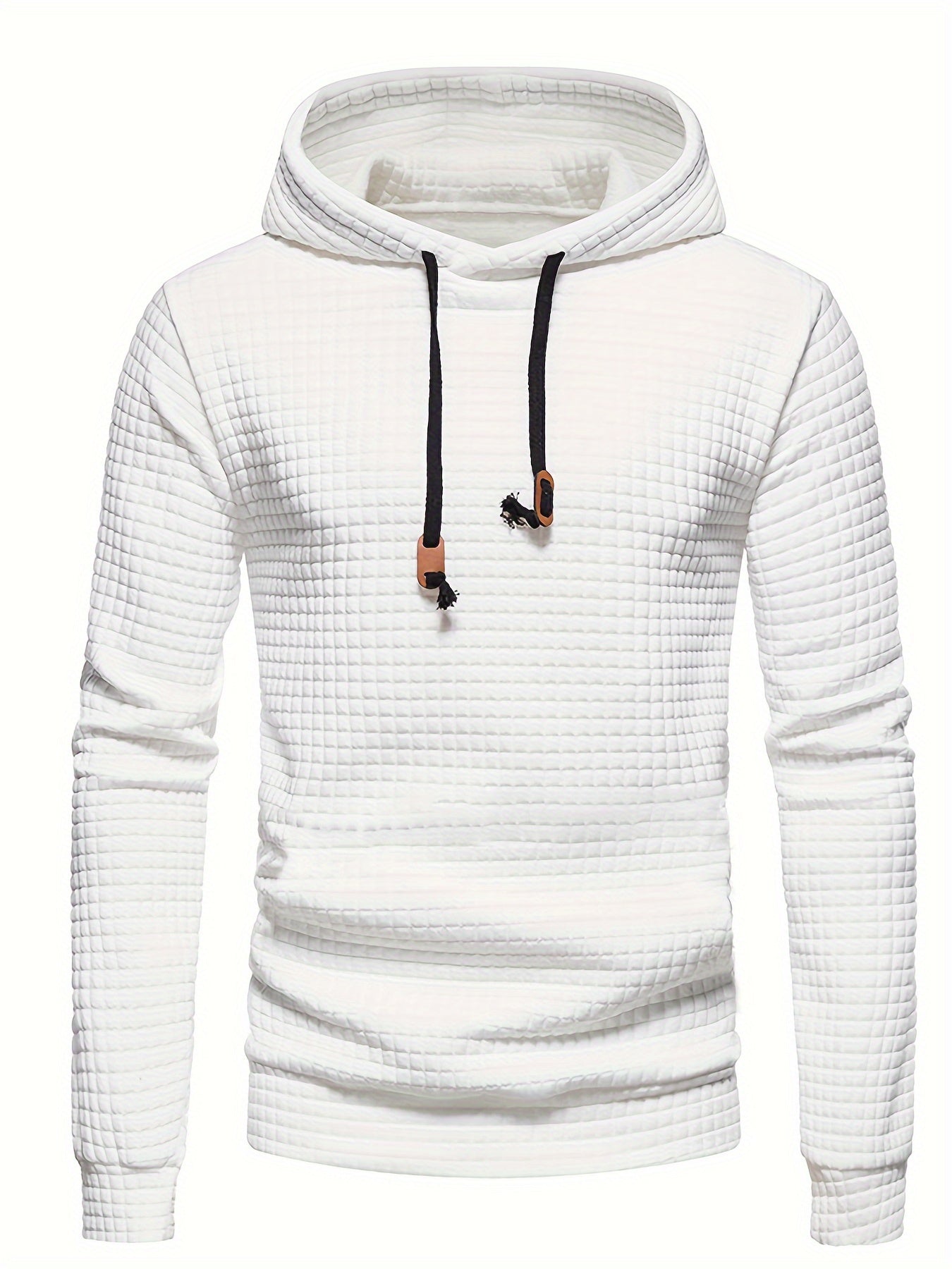 GEKM Men's Boho Embroidered Hoodie, Casual Pullover