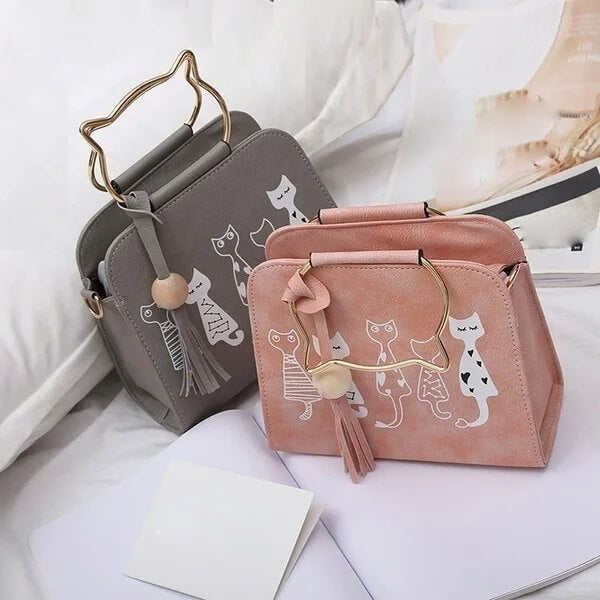 Layla™ - Bolsa de mão estilosa e fofa para gatinhos