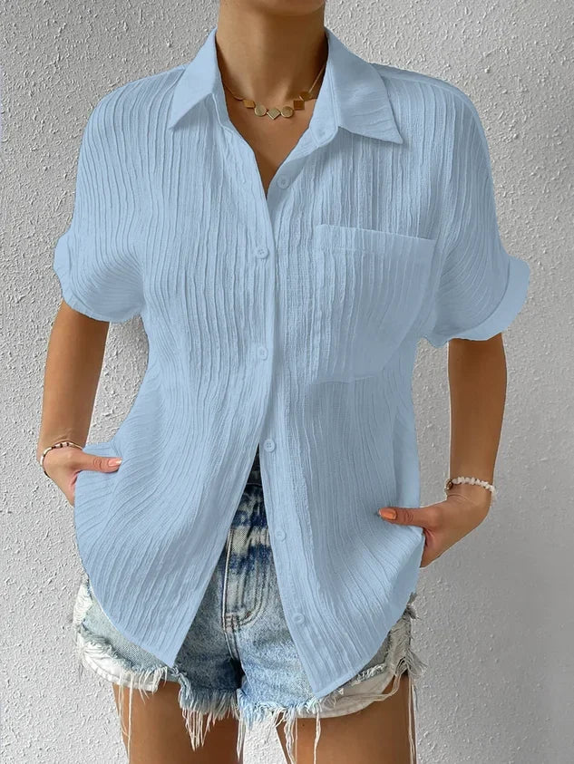 Sophia™ - Camisa Casual Elegante e Sofisticada