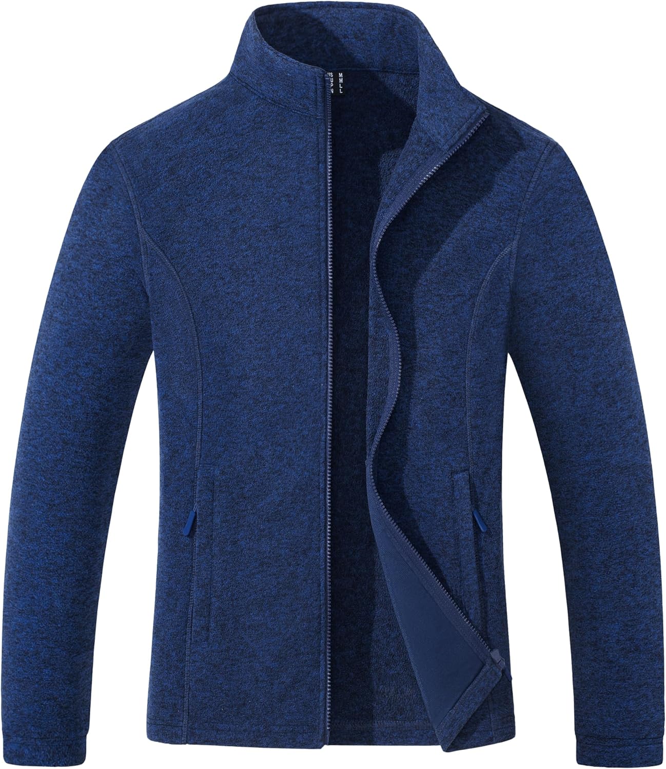 Women's Fleece Jacket Zip Up Coat Lightweight Soft Warm Long Sleeve Jackets with Pockets for Winter