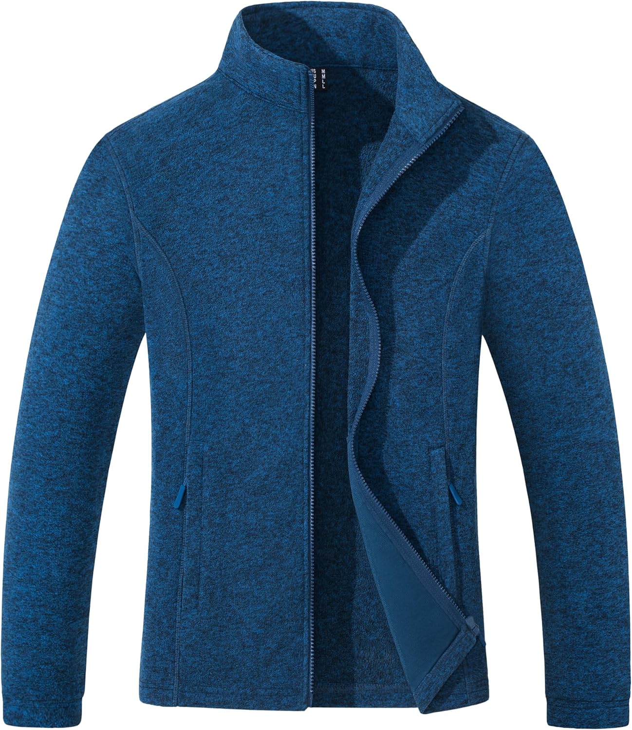 Women's Fleece Jacket Zip Up Coat Lightweight Soft Warm Long Sleeve Jackets with Pockets for Winter