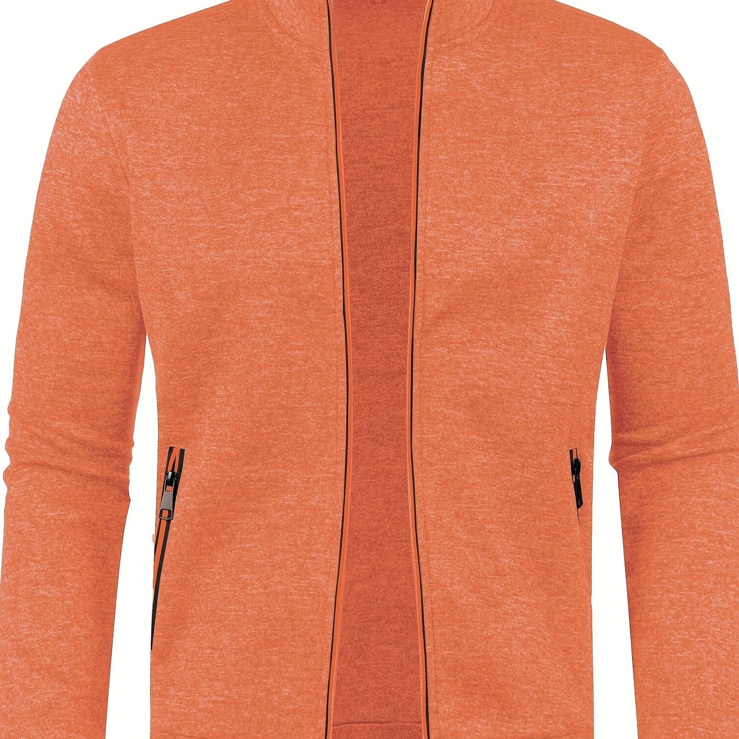 Herren-Cardigan mit Reißverschluss, lässiger Pullover für Herbst/Winter