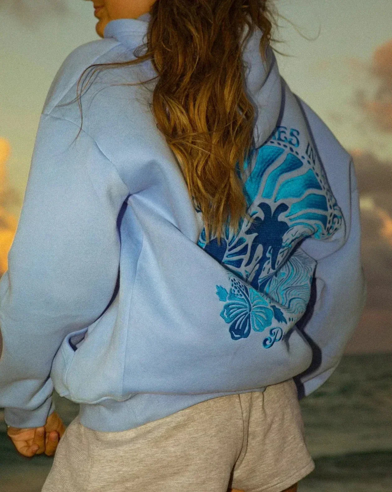 Tropischer Hoodie