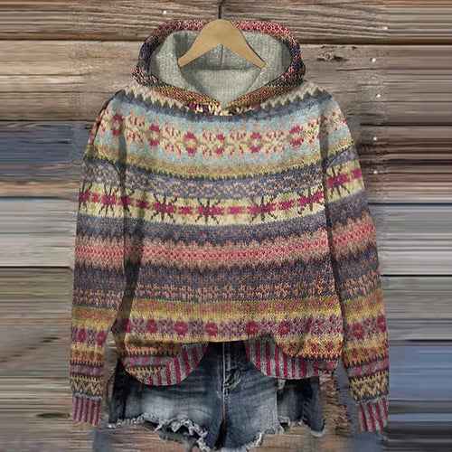 Lina™ - Ethno-Strickpullover