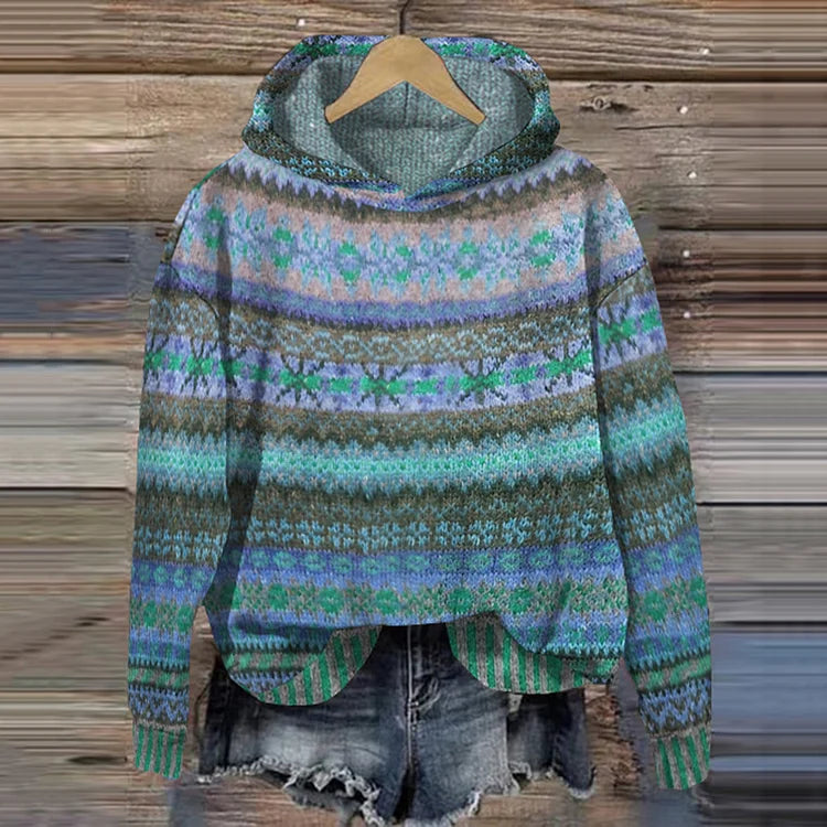 Lina™ - Ethno-Strickpullover