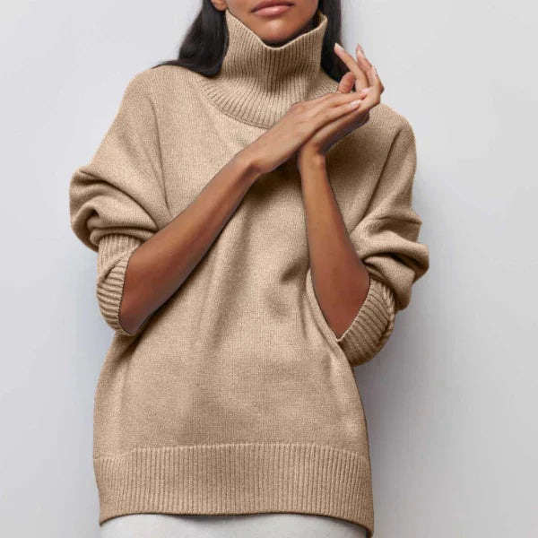 Amandine | Suéter Oversized de Gola Alta