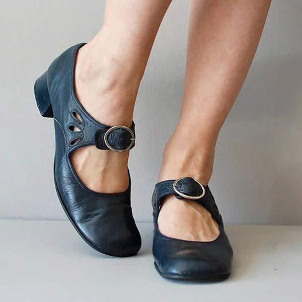 Lina™ - Stilvolle orthopädische Ledersandalen